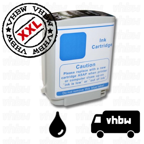 vhbw kompatible Ersatz Tintenpatrone Druckerpatrone schwarz wie HP 10, C4844A