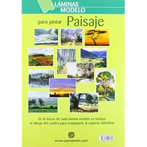 LAMINAS MODELO PARA PINTAR PAISAJE: 1 (Láminas modelo para pintar)