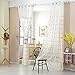 Produktbild GUOCAIRONG® Tulle Vorhänge Modern Pattern Blended Flachs Tüll Vorhänge für Wohnzimmer Fenster Screening Voile Sheer Vorhänge für Kinder 1 Stück , 2*2.7m