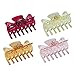 Produktbild mokale 4 PCS Mini Jaw Clips Mix farbigen Schmetterling Design Kunststoff Kein Slip Haar mit Haarklammer Haar Zubehör für Frauen/Mädchen/Jugendliche