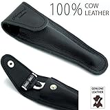 Leather 100% Protective / Travel Case for Gillette Mach 3 and Fusion Shaving Razor, Shave razor