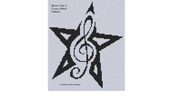 Music Star 3 Cross Stitch Pattern Ebook Mother Bee Designs - 