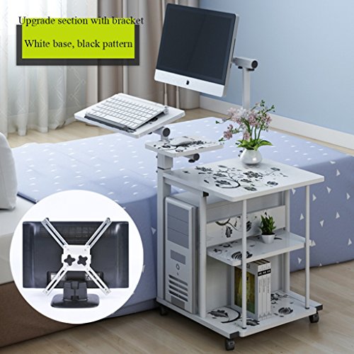ERRU - Laptop-Tisch Laptop-Tabellen-Höhe justierbar / Familien-Ausgaben Laptop-Standplatz / Bedside Kleine Buch-Tabelle / OverBed Sofa-Laptop-Tabelle (3 Farben) Notebook-Computertische ( farbe : B , größe : 2 )