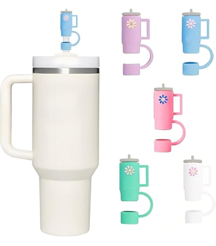1 X Straw Cover Cute Straw Bow For Stanley Mug, 10mm Silicone