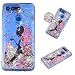Produktbild Honor View 20 Hülle, KANTAS Weich Silikon Flüssiger Glitzer Treibsand Schutzhülle Handyhülle Rückseite TPU Ultra Dünn Bumper Back Cover für Honor View 20, Schmetterling Mädchen