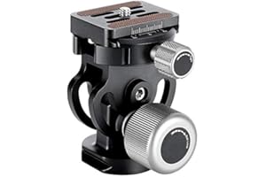 LEOFOTO VH-10S Monopod Two Way Tilt Head Arca Compatible w Large Comfort Knob