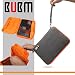 Produktbild BUBM Doppelschichte Universal Reisetasche Wasserdichte auf Beutel Tragen für Kabel Draht und Festplatte Elektronik Zubehör, X-Large, Grau und Orange