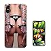 Produktbild 003258 - Gorgeous tattoo girl Sexy Ass handcuff Design iphone X 5.8" Fashion Trend Silikon Hülle Schutzhülle Schutzcase Gel Silicone Hülle