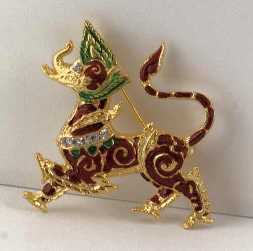 Ladies fashion jewelry FIGURE GUARDIAN Button needle - brooch DRAGON pin Thai