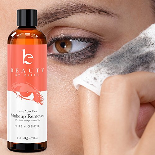 Make-Up Entferner, Organisch & Natürliche Inhaltsstoffe, Sanft, Frei von Öl, Zum Entfernen von Augen & Gesicht Make-Up, für Empfindliche, Trockene & zu Akne Neigender Haut, Am Besten mit Pads, Wischtücher oder Gesichtstücher, Hergestellt in den USA - 4