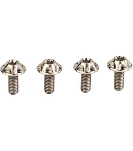 Lot De 6 Boulons M5 X 18 Mm En Titane GR5 Pour Vélo - Tête