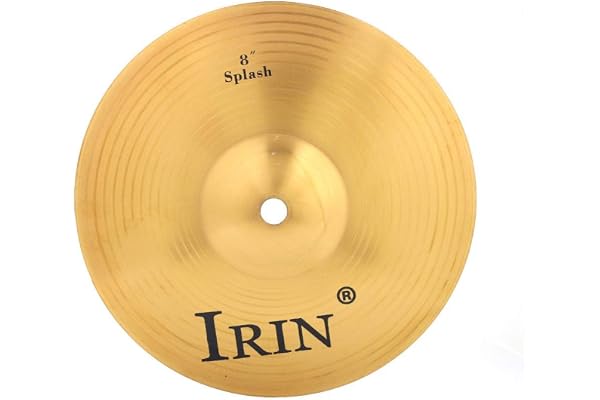 Cymbale de tambour en laiton, 8 pouces Splash cymbale pour instrument de musique de batterie