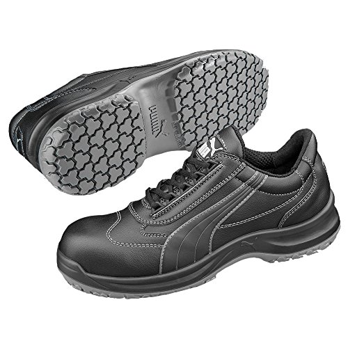 Puma Safety Sicherheitsschuhe White'N Service Clarity Low Black 64.045.0, Halbschuhe, schwarz