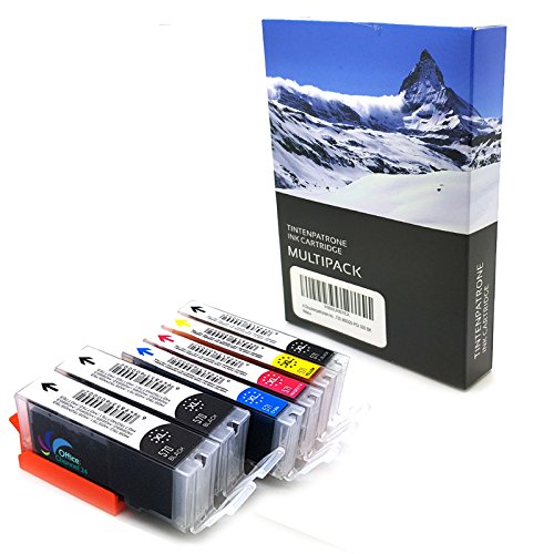 6x XL TINTE PATRONEN für CANON PIXMA MG5700 MG5750 MG5751 MG5752 MG5753 MG6850 TS5050 TS5051 TS5053 TS6050 TS6051 TS6052 TS8050 TS8051 TS8052 TS8053 TS9050 TS9055