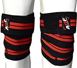 AQF Knee Wraps Weight Lifting Bandage Straps Guard Pads Powerlifting