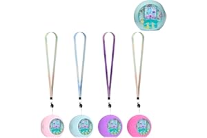 Hesupy Punirunes, custodia protettiva in silicone per giocattolo digitale interattivo con cordino per il collo, facile da trasportare per animali domestici elettronici