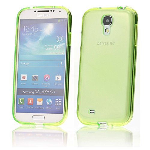 Silikon Soft Samsung Galaxy S4 i9500 Blickdicht / Transparent TPU Hülle Cover Skin Case Schale Bumper Tasche Etui Schutz (Blickdicht Schwarz) - 2