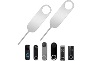YQQYG 2PCS Doorbell Key Tool, Ring Doorbell Tool, Doorbell Opening Pin Tool, Remove Doorbell Mount and Battery Replacement Pin Security Key Compatible with Nest, Google Nest and Eufy