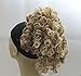 New Luscious Curly Synthetic Claw Clip Ponytail Hair Piece up do Clipin bun12" Hairpieces UK (Dark Mix Blonde #27/613)