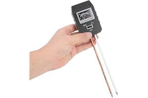 Cafopgrill 3in1 Bodentester, Multifunktions-Bodentester PH-Wert Feuchte Beleuchtungsstärke Sensor Digitaler Bodenanalysator für Graden Farm Lawn