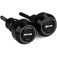 Mokiton Motorcycle Frame Sliders Crash Bar Protector Compatible with ZX4R ZX4RR 2023 2024 ZX25R 2021-2022 | No Cut Kits Engine Fairing Guard Falling Protection ZX-4R ZX-4RR Accessories (Black)