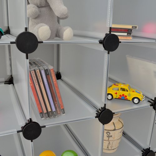 Regal Schrank Steckregal Standregal Schuhregal Wandregal Flurschrank Weiß - 5