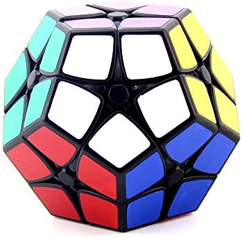 Dingze Shengshou 2X2 Megaminx Speed Cube Puzzle Dodecahedron fidget toys rubiks (black)
