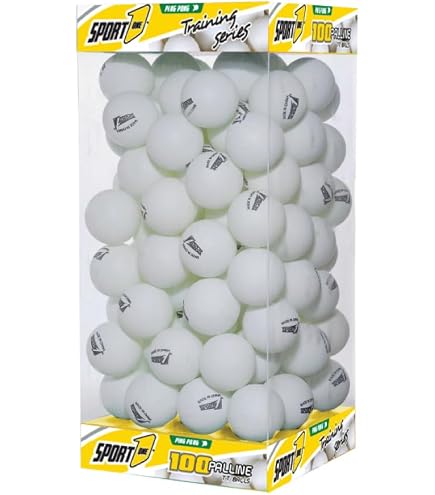 Y-H Palline Da Ping Pong XL 55mm - 12 Pezzi In ABS, Senza Cuciture, Elasticità Uniforme, Per Allenamento E Gioco Amatoriale, Colore Bianco