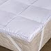 Produktbild Auralum 4cm 3D Muster weich Komfort Matratzenauflage Matratzenschoner Matratzen topper aus Mikrofaser 120*200 mit Band zu rutschen