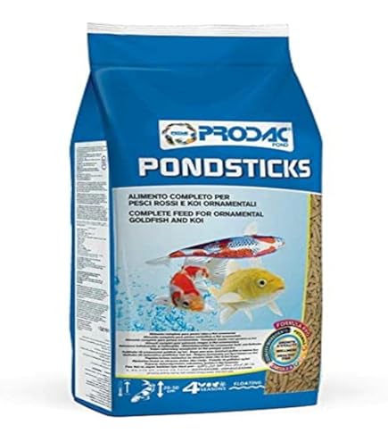 Mangime Per Pesci Rossi E Koi - Pond Sticks 3 Colori, 4 KG + Omaggio 7 Litri, Per Stagno E Acquario - Foto 10