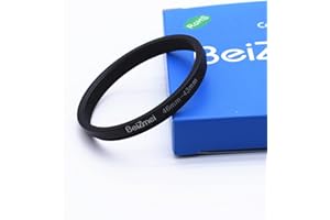 BEIZMEI 46mm Lens to 43mm Filters Ring,Camera Step-Down Filters Ring Compatiable All Brands Ø46mm Lens to Ø43mm UV ND CPL Camera Filter and 43mm Lens Hood.
