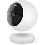 Noorio Telecamera Wifi Interno Esterno Senza Fili, Telecamera Batteria Casa con App Cellulare, 8GB di Archiviazione/Cloud, HD
