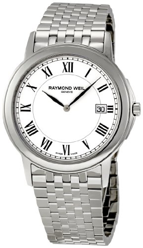 RAYMOND WEIL MEN'S 39MM STEEL BRACELET & CASE SWISS QUARTZ WATCH 5466-ST-00300
