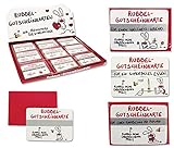 9 x Gutscheine Rubbelkarte Gutscheinkarte NIC Liebe...