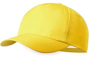 BLUECHOLON Casquette pour enfant à 5 panneaux fabriquée en polyester RPET résistant, finition douce et fermeture réglable. Avec trous d'aération brodés