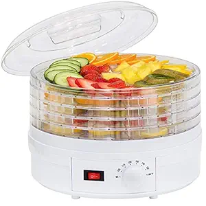 Credly Dehydrator for Food Fruit - Electric Food Saver Fruit Dehydrator Preserver Dry Fruit Dehydration Machine with Stackable Tray