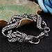 Produktbild IJEWALRY Damenarmband Armbänder ArmbandSchwarzer Feuerdrache Bördelt Armband-Mann-Weinlese Herrschsüchtige Halloween-Schmucksache-Legierungs-Metallarmbänder U