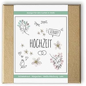 Hochzeit: Saatgut und Samen für den Garten als Hochzeitsgeschenk / Anzucht, Heirat