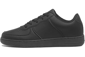 SHOE ZONE XL Womens Black Lace Up Trainer