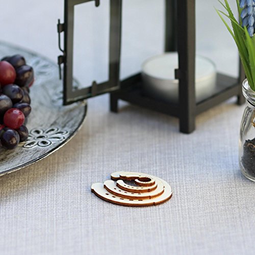 Glücks-Streudeko, Wurfdeko, Tischdeko-Sets aus Sperrholz – Motiv- und Mengenauswahl, Pack mit:25 Stück, StreuDeko:Hufeisen 1.5 cm - 2