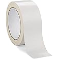NDR London Duct Tape, Gaffer Tape, Gaffa Tape, 48mm x 45M, Strong Duct Tape Heavy Duty Adhesive Cloth Tape, Super Sticky And Waterproof Gaffa Tape, Carpet Tape (1, White)