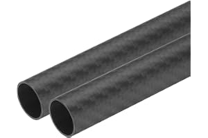 QUARKZMAN 2st Carbonfiberrör 18 x 20 x 330mm Matt Yta Stång 3K Rulle Inslaget Rent Karbon Rundt Rör för RC Flyg Multikopter
