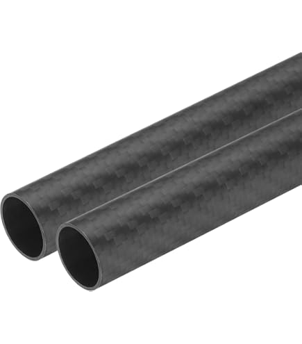 QUARKZMAN Kohlefaserrohr 6x8mm - 2 Stück 170mm Für RC Modellbau & Drohnen