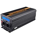 inversores onda senoidal pura 12v 220v El convertidor de seno puro de 2000w incorpora un ventilador que se adapta de manera flexible a las condiciones de carga y temperatura y, por lo tanto, funciona de una manera agradable y silenciosa. En caso de sobrecarga, sobrecalentamiento, sobretensión o subtensión, los inversores inteligentes se apagan como precaución.