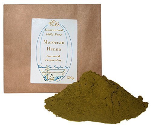 500g Moroccan Henna Powder Hair Dye, 100% Pure and Natural. Additive Free. Covers Grey Hair