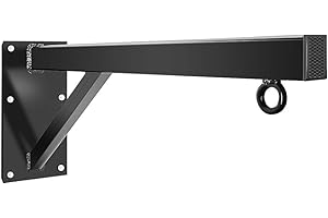 Aoneky Soporte de Pared para Saco de Boxeo - 70cm/100cm, Carga Máxima de 200 kg, Material de Acero, Colgador para Saco de Boxeo MMA en Gimnasio Casa