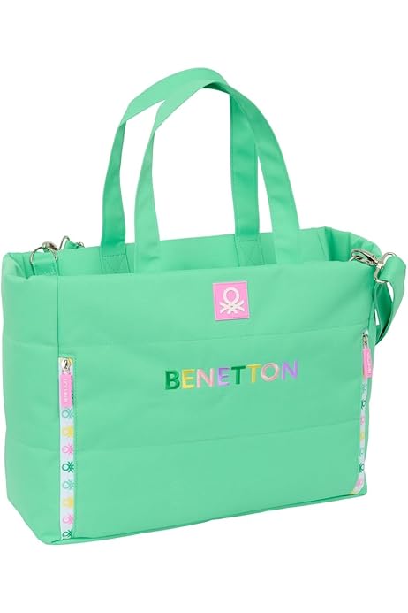 Mochila Benetton Summer Para Portátil Azul (54x17x31cm