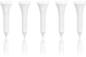 Zivisk Golf Tees Madera 38mm / 54mm/ 70mm / 83mm, Paquete de 100 Count Tees de Golf (Natural Color, White, Black, Blue, Red, Green, Yellow, Pink, Orange)