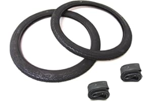 STREETPARTS24 Moped Reifen 2.50-16 Schlauch Satz (2 1/2 x 16 Zoll) passend für Puch Maxi, Kreidler, Zündapp