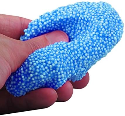 Slime Toy , Dorame Snow Mud Fluffy Floam Slime Scented Stress Relief No Borax Kids Toy (1, Sky Blue)